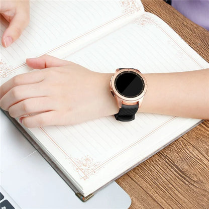 S Size 20mm Wrist Band for Samsung Galaxy Watch Active / Watch6 / Watch5 / Watch4 Silicone Strap