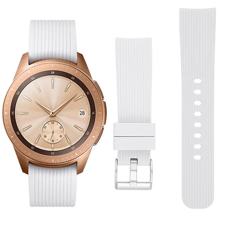 S Size 20mm Wrist Band for Samsung Galaxy Watch Active / Watch6 / Watch5 / Watch4 Silicone Strap