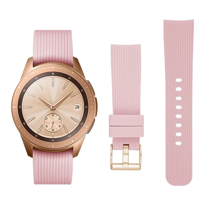 S Size 20mm Wrist Band for Samsung Galaxy Watch Active / Watch6 / Watch5 / Watch4 Silicone Strap