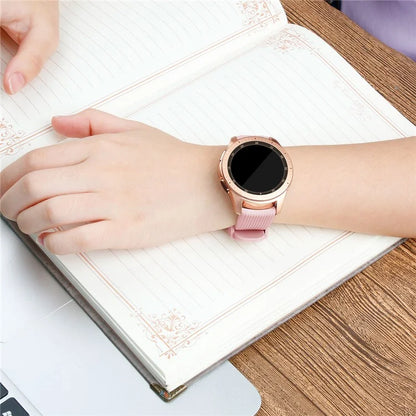 S Size 20mm Wrist Band for Samsung Galaxy Watch Active / Watch6 / Watch5 / Watch4 Silicone Strap