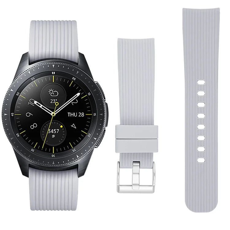 S Size 20mm Wrist Band for Samsung Galaxy Watch Active / Watch6 / Watch5 / Watch4 Silicone Strap