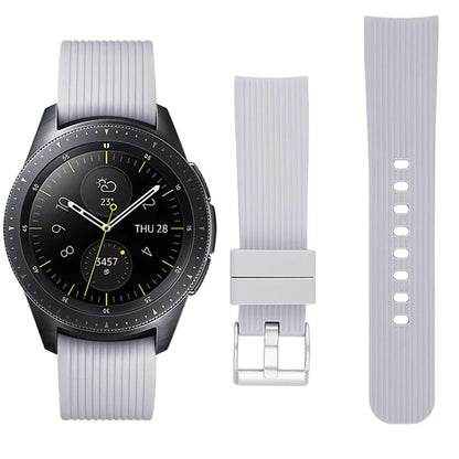 S Size 20mm Wrist Band for Samsung Galaxy Watch Active / Watch6 / Watch5 / Watch4 Silicone Strap