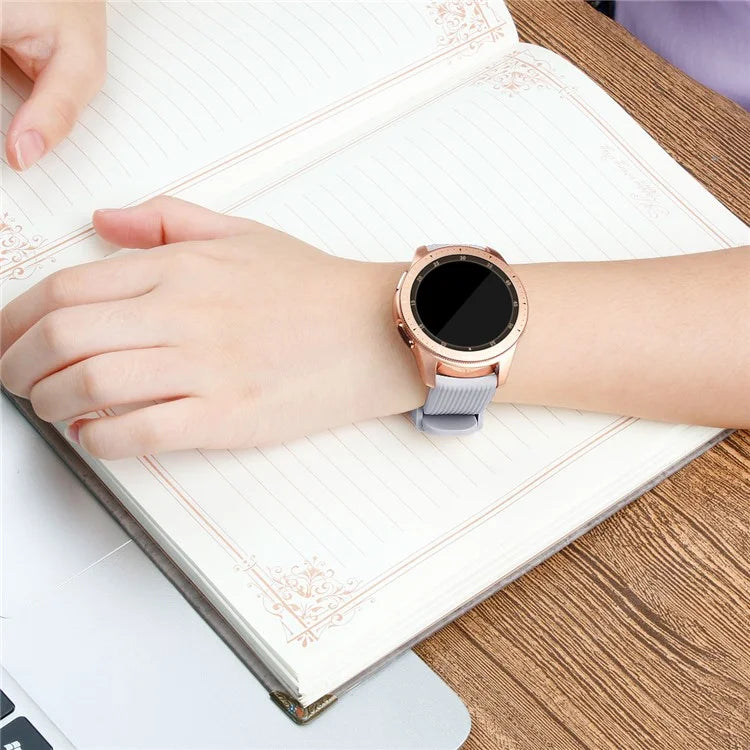 S Size 20mm Wrist Band for Samsung Galaxy Watch Active / Watch6 / Watch5 / Watch4 Silicone Strap
