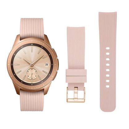 S Size 20mm Wrist Band for Samsung Galaxy Watch Active / Watch6 / Watch5 / Watch4 Silicone Strap