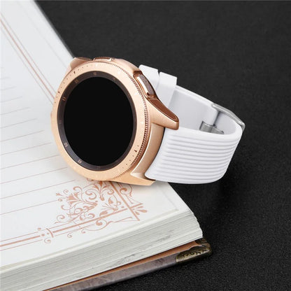 L Size 20mm Watch Band for Samsung Galaxy Watch Active / Watch6 / Watch5 / Watch4 Silicone Wrist Strap