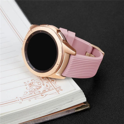 L Size 20mm Watch Band for Samsung Galaxy Watch Active / Watch6 / Watch5 / Watch4 Silicone Wrist Strap
