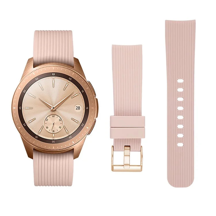 L Size 20mm Watch Band for Samsung Galaxy Watch Active / Watch6 / Watch5 / Watch4 Silicone Wrist Strap