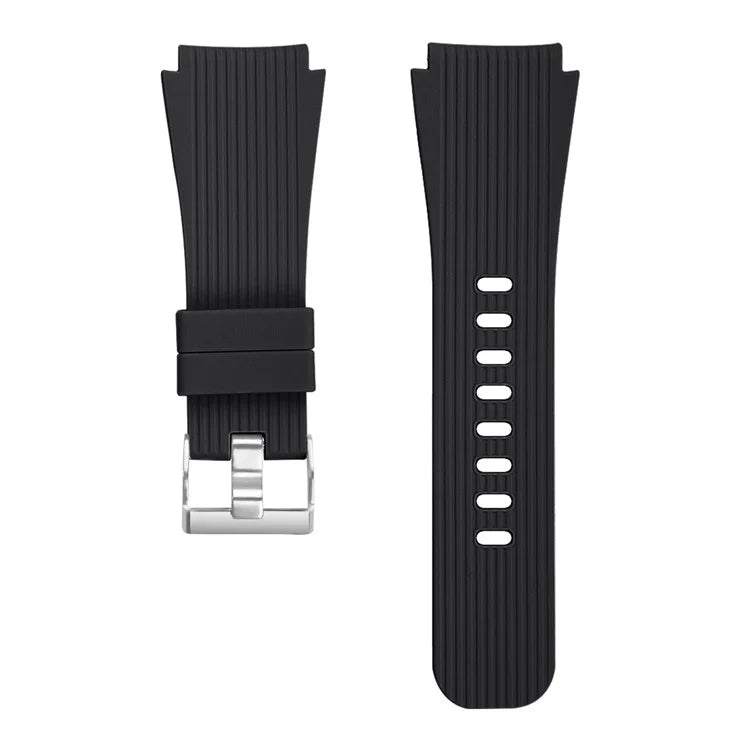 S Size 22mm Silicone Strap for Samsung Galaxy Watch Active / Galaxy Watch 46mm / Huawei Watch GT 2 Replacement Band