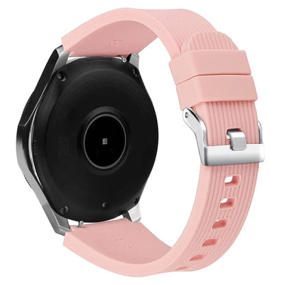 S Size 22mm Silicone Strap for Samsung Galaxy Watch Active / Galaxy Watch 46mm / Huawei Watch GT 2 Replacement Band