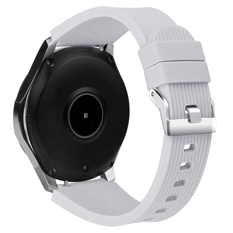 S Size 22mm Silicone Strap for Samsung Galaxy Watch Active / Galaxy Watch 46mm / Huawei Watch GT 2 Replacement Band