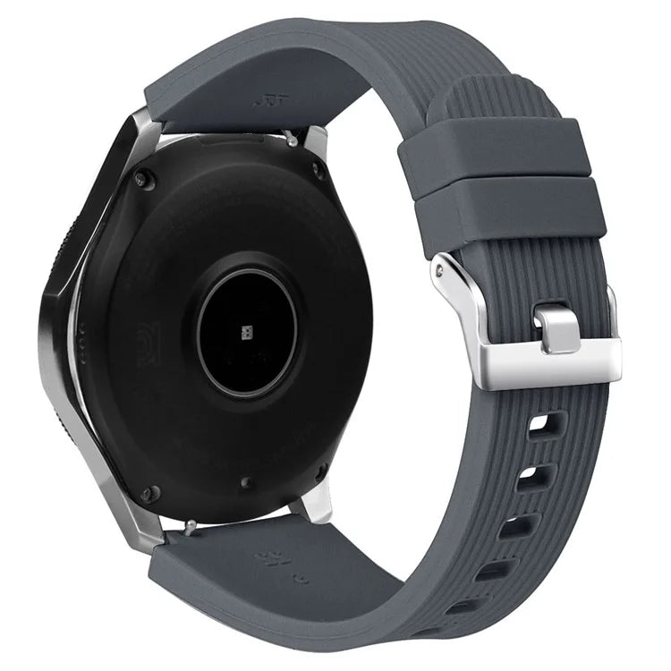 S Size 22mm Silicone Strap for Samsung Galaxy Watch Active / Galaxy Watch 46mm / Huawei Watch GT 2 Replacement Band