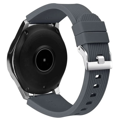 S Size 22mm Silicone Strap for Samsung Galaxy Watch Active / Galaxy Watch 46mm / Huawei Watch GT 2 Replacement Band