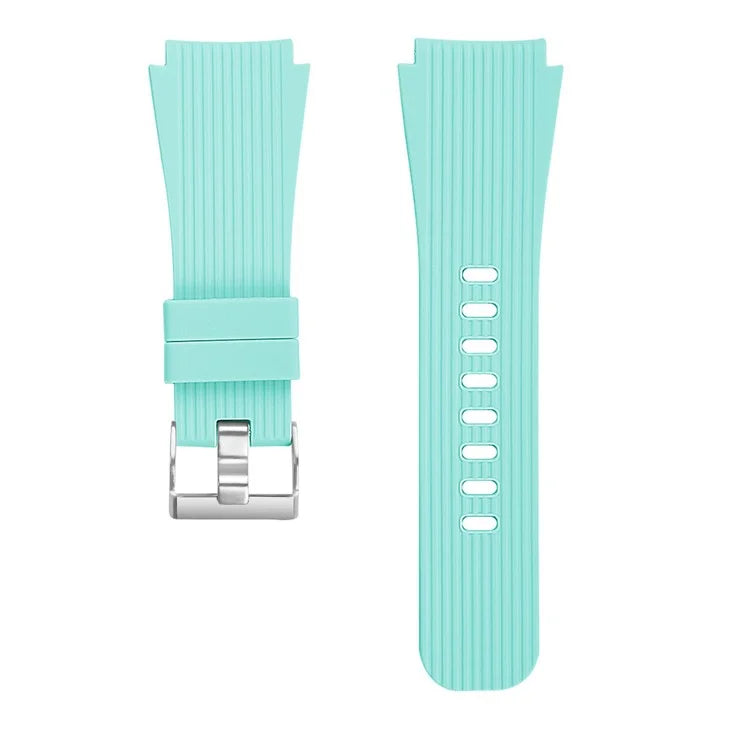 S Size 22mm Silicone Strap for Samsung Galaxy Watch Active / Galaxy Watch 46mm / Huawei Watch GT 2 Replacement Band