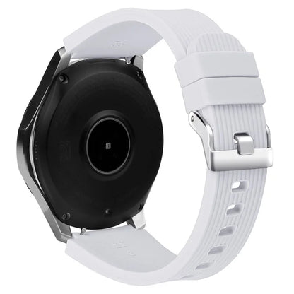 L Size 22mm Silicone Strap for Samsung Galaxy Watch Active / Galaxy Watch 46mm / Huawei Watch GT 2 Smartwatch Band