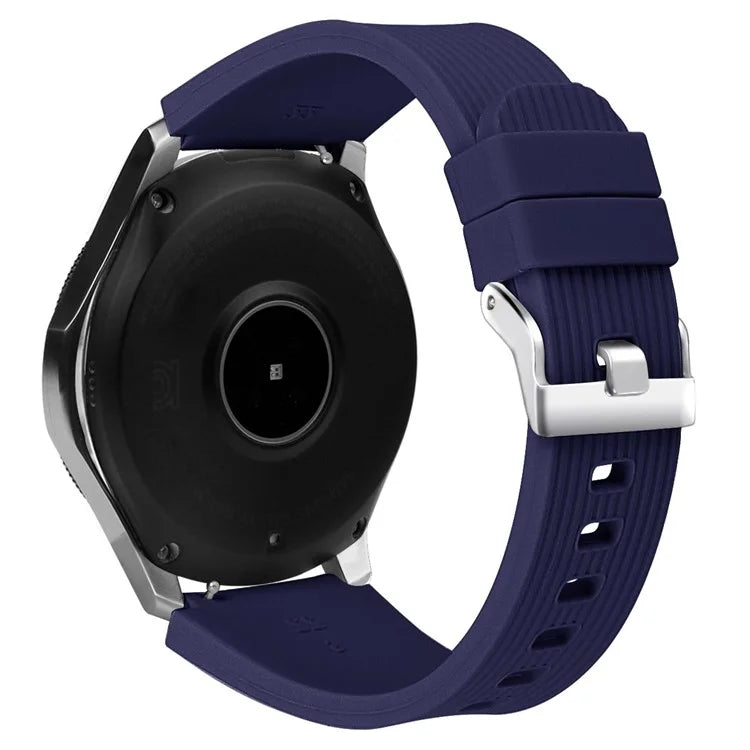 L Size 22mm Silicone Strap for Samsung Galaxy Watch Active / Galaxy Watch 46mm / Huawei Watch GT 2 Smartwatch Band