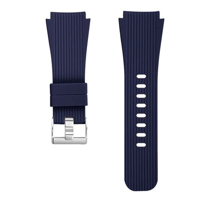 L Size 22mm Silicone Strap for Samsung Galaxy Watch Active / Galaxy Watch 46mm / Huawei Watch GT 2 Smartwatch Band