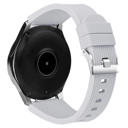 L Size 22mm Silicone Strap for Samsung Galaxy Watch Active / Galaxy Watch 46mm / Huawei Watch GT 2 Smartwatch Band