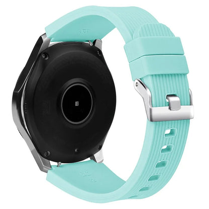 L Size 22mm Silicone Strap for Samsung Galaxy Watch Active / Galaxy Watch 46mm / Huawei Watch GT 2 Smartwatch Band