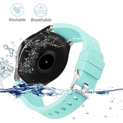 L Size 22mm Silicone Strap for Samsung Galaxy Watch Active / Galaxy Watch 46mm / Huawei Watch GT 2 Smartwatch Band