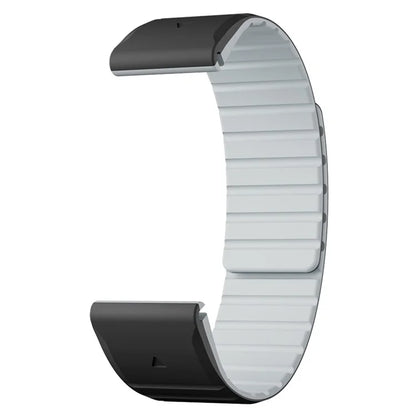 For Garmin Fenix 5 / 5X / 6X / 7X Watch Strap 22mm Dual Color Silicone Smart Watch Band