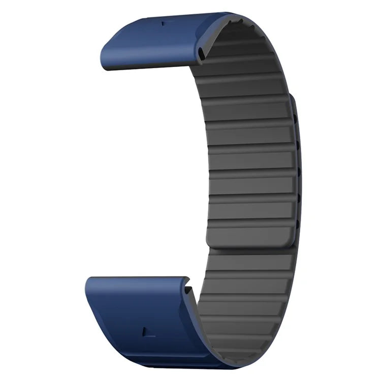 For Garmin Fenix 5 / 5X / 6X / 7X Watch Strap 22mm Dual Color Silicone Smart Watch Band