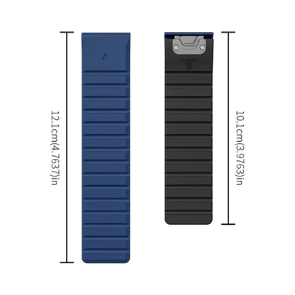 For Garmin Fenix 5 / 5X / 6X / 7X Replacement Strap 26mm Dual Color Silicone Smart Watchband