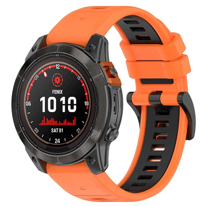 For Garmin Fenix 7X / Fenix 7X Pro Watch Band 26mm Waterproof Light Silicone Bracelet