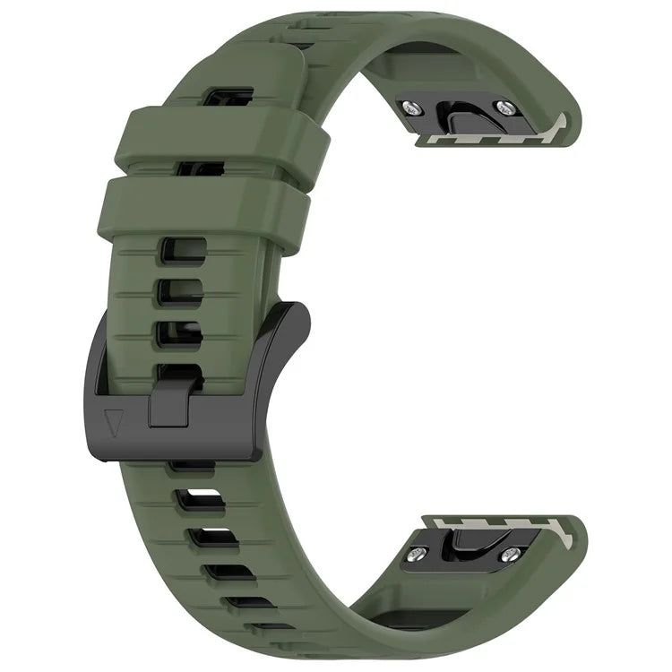 For Garmin Fenix 7X / Fenix 7X Pro Watch Band 26mm Waterproof Light Silicone Bracelet