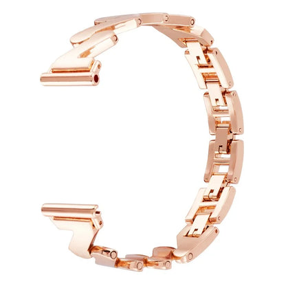 For Samsung Galaxy Watch6 40mm 44mm / Garmin Venu Watch Band 20mm Wave Zinc Alloy Strap