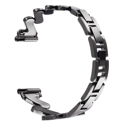 For Samsung Galaxy Watch6 40mm 44mm / Garmin Venu Watch Band 20mm Wave Zinc Alloy Strap