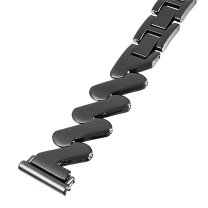 For Samsung Galaxy Watch6 40mm 44mm / Garmin Venu Watch Band 20mm Wave Zinc Alloy Strap