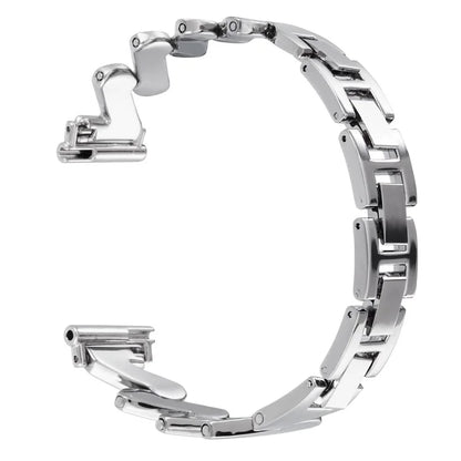 For Samsung Galaxy Watch6 40mm 44mm / Garmin Venu Watch Band 20mm Wave Zinc Alloy Strap