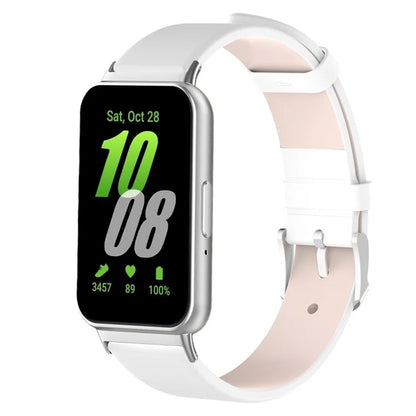 For Samsung Galaxy Fit3 SM-R390 Replacement Wrist Band Adjustable Leather Watch Strap