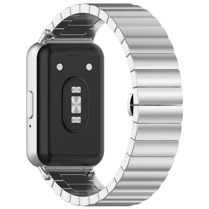 For Samsung Galaxy Fit3 SM-R390 Stainless Steel Strap Butterfly Buckle Replacement Band