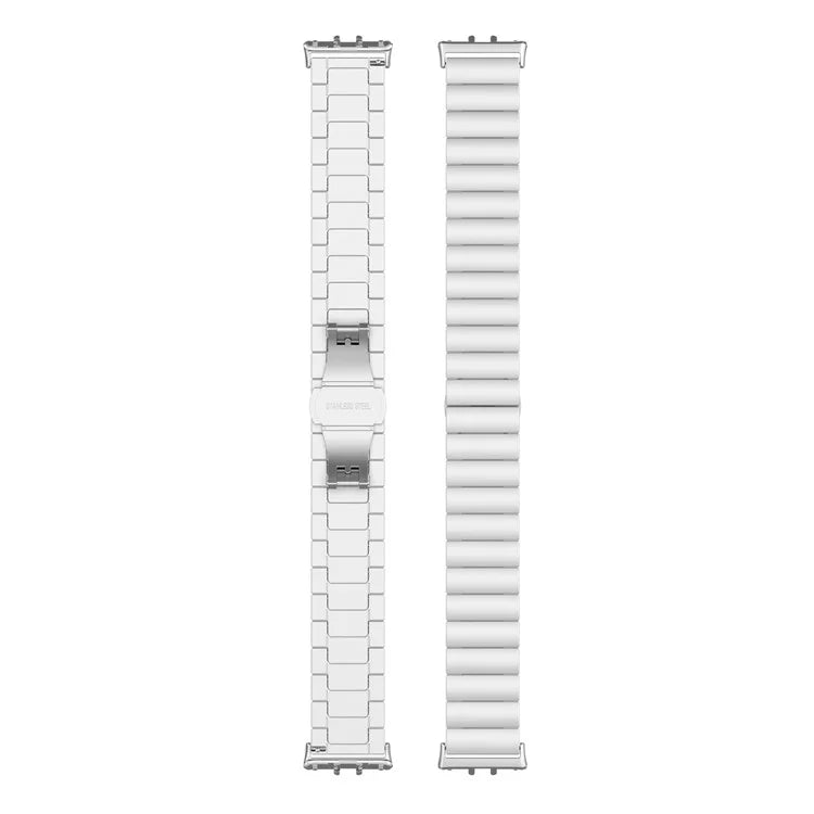 For Samsung Galaxy Fit3 SM-R390 Stainless Steel Strap Butterfly Buckle Replacement Band