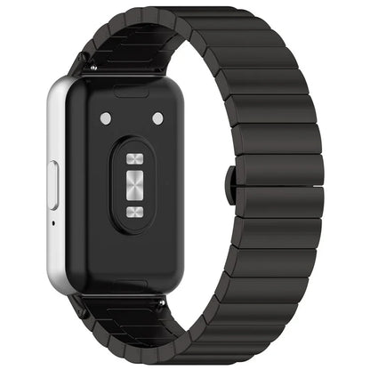 For Samsung Galaxy Fit3 SM-R390 Stainless Steel Strap Butterfly Buckle Replacement Band