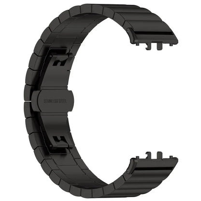 For Samsung Galaxy Fit3 SM-R390 Stainless Steel Strap Butterfly Buckle Replacement Band