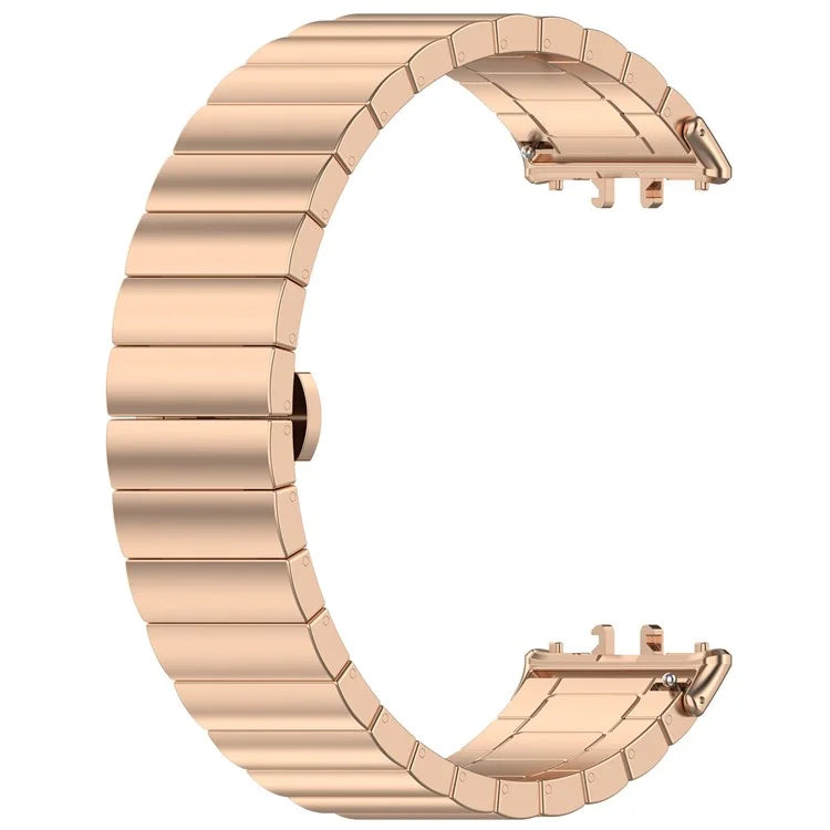 For Samsung Galaxy Fit3 SM-R390 Stainless Steel Strap Butterfly Buckle Replacement Band