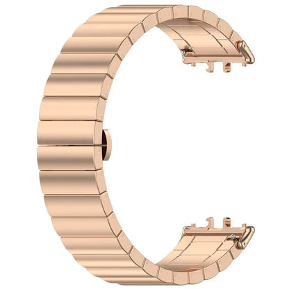 For Samsung Galaxy Fit3 SM-R390 Stainless Steel Strap Butterfly Buckle Replacement Band