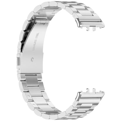 For Samsung Galaxy Fit3 SM-R390 Replacement Strap Classic 3-Bead Stainless Steel Watch Band