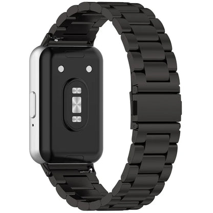 For Samsung Galaxy Fit3 SM-R390 Replacement Strap Classic 3-Bead Stainless Steel Watch Band