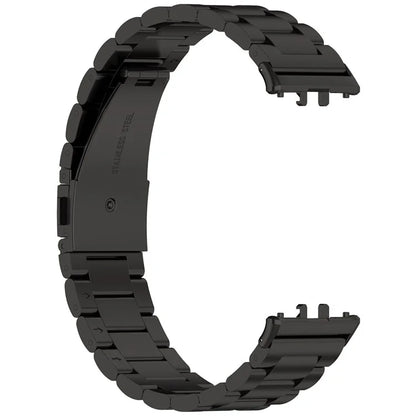For Samsung Galaxy Fit3 SM-R390 Replacement Strap Classic 3-Bead Stainless Steel Watch Band