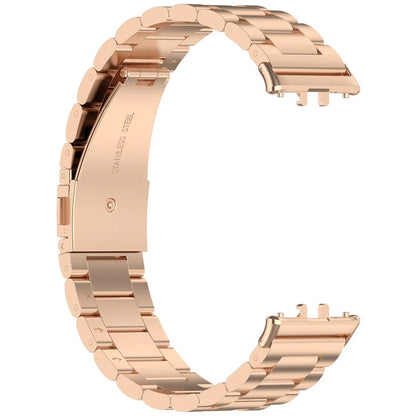 For Samsung Galaxy Fit3 SM-R390 Replacement Strap Classic 3-Bead Stainless Steel Watch Band