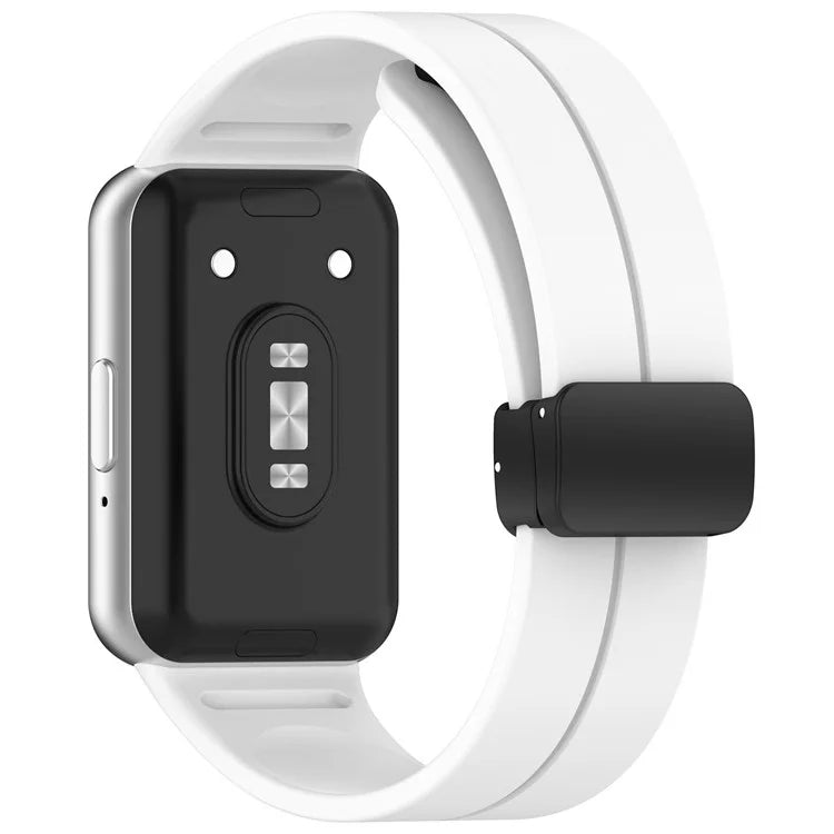 For Samsung Galaxy Fit3 Silicone Watch Band Folding Buckle Sport Replacement Straps