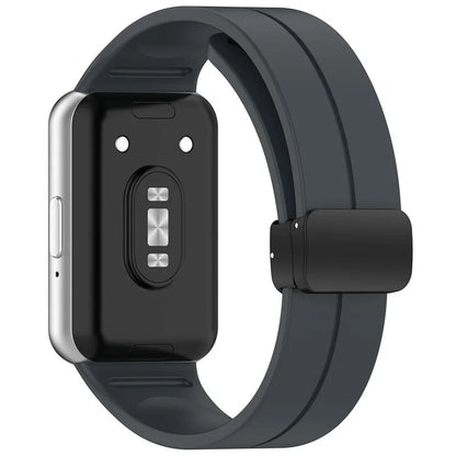 For Samsung Galaxy Fit3 Silicone Watch Band Folding Buckle Sport Replacement Straps
