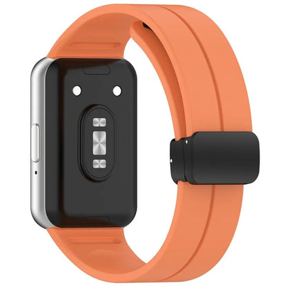 For Samsung Galaxy Fit3 Silicone Watch Band Folding Buckle Sport Replacement Straps
