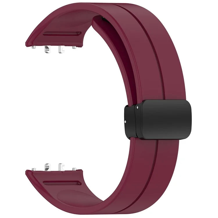 For Samsung Galaxy Fit3 Silicone Watch Band Folding Buckle Sport Replacement Straps
