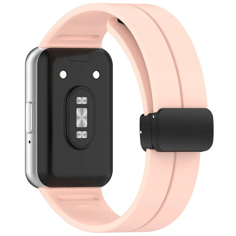 For Samsung Galaxy Fit3 Silicone Watch Band Folding Buckle Sport Replacement Straps