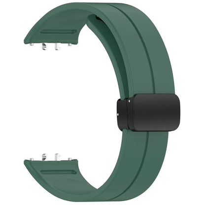 For Samsung Galaxy Fit3 Silicone Watch Band Folding Buckle Sport Replacement Straps