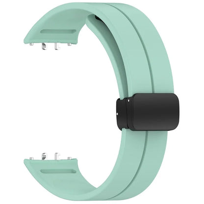 For Samsung Galaxy Fit3 Silicone Watch Band Folding Buckle Sport Replacement Straps